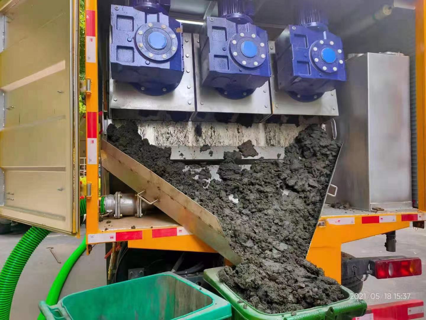 南澳化粪池清掏城市维护站-泥浆净化干湿分离处理